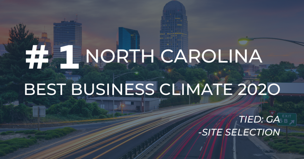 Site Selection Ranks North Carolina & Georgia Tied for the Top