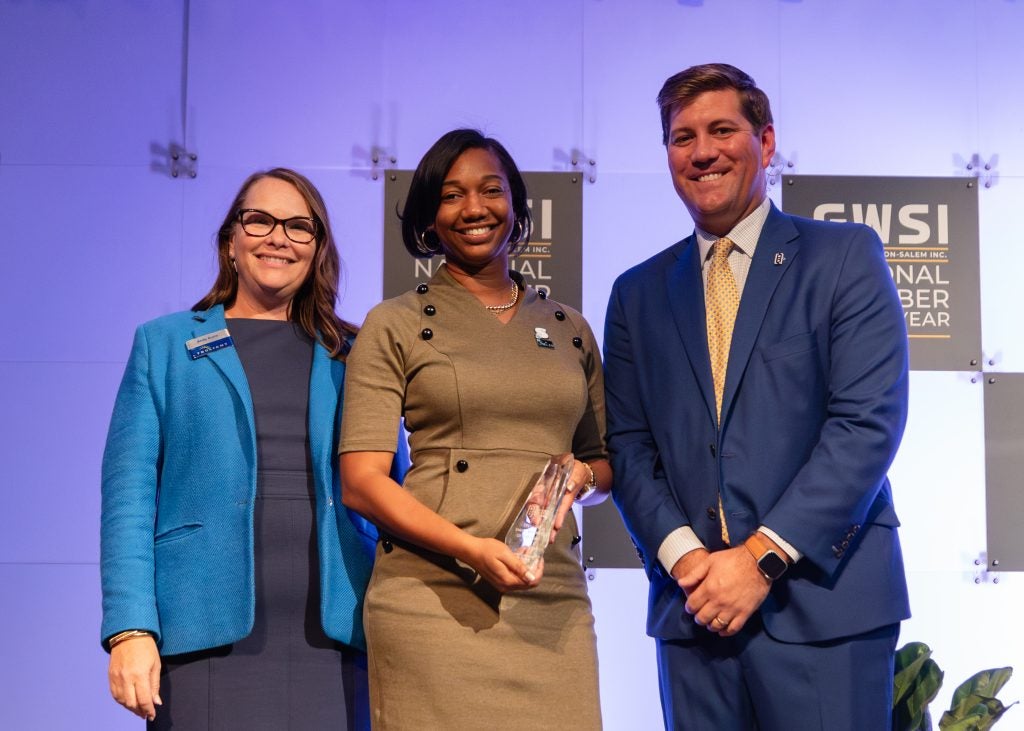 Greater Winston Salem hosts their annual meeting presenting the winner of the Truliant Small Business of the Year Award at the Benton Convention Center on Tuesday, October 29, 2024.